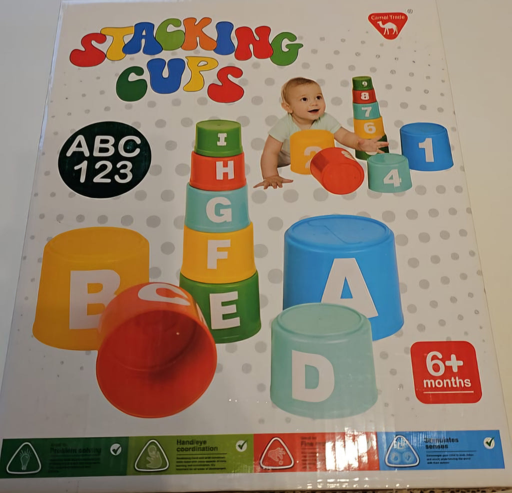 ABC Stacking Cups - for Toddlers